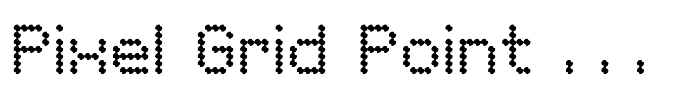 Pixel Grid Point Bold S